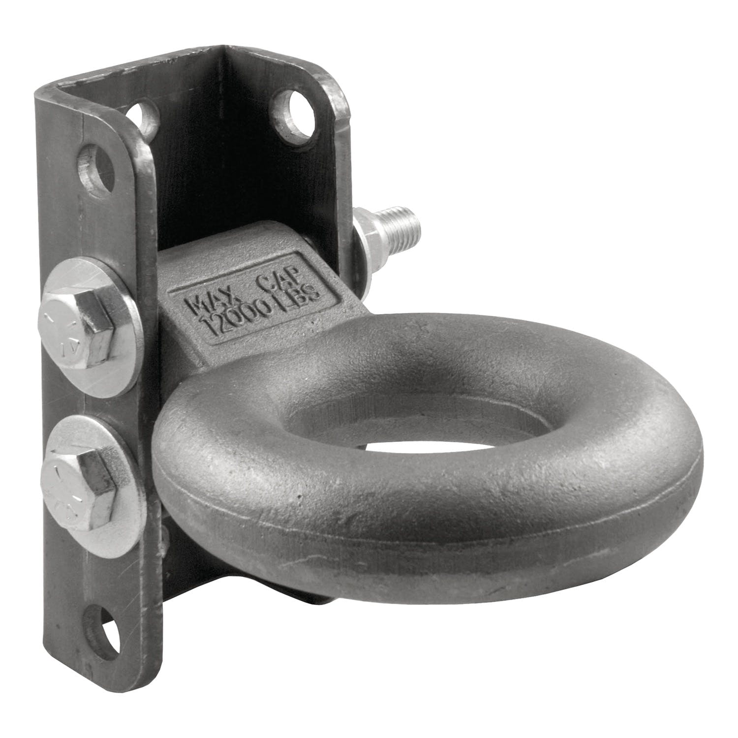 CURT 48631 Adjustable Lunette Ring (12,000 lbs., 3 Eye, 7-1/2 Channel Height)