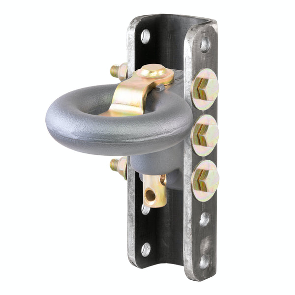CURT 48641 SecureLatch Lunette Ring and Channel (40,000 lbs, 3 ID, 11-3/4 Channel Height)