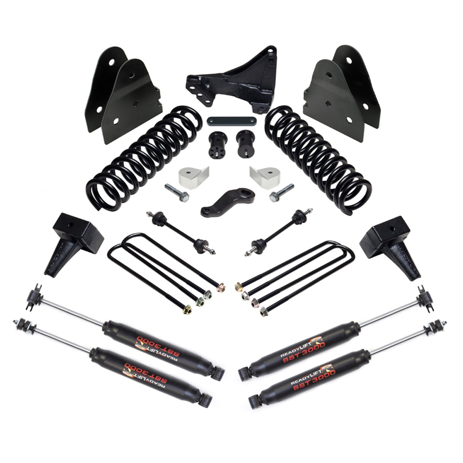 ReadyLIFT 49-2768 6.5" Suspension Lift Kit with SST3000 Shocks - 2 Piece Drive Shaft