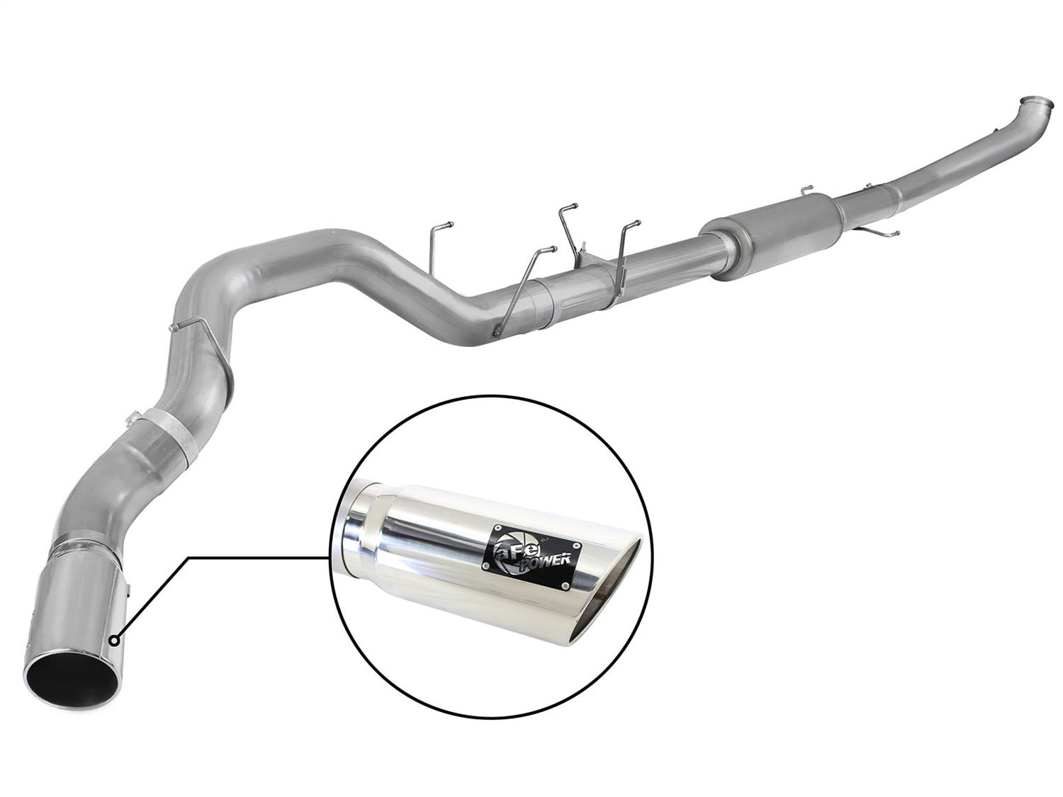 AFE 49-42047-1P LARGE Bore HD Turbo-Back Exhaust System