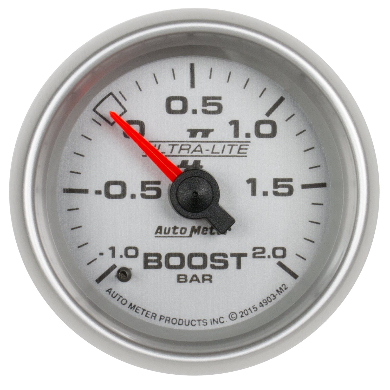 AutoMeter Products 4903-M2 Vac/Boost Gauge 2 1/16, -1 - +2 Bar Mechanical, Ultra-Lite II