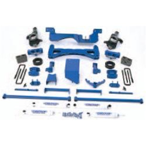 Fabtech FTS21003BK 6in. PERF SYS W/STEALTH FRT 00-06 GM K1500 SUB/YUK/TAHOE/AVAL 4WD W/LOAD LVLNG R