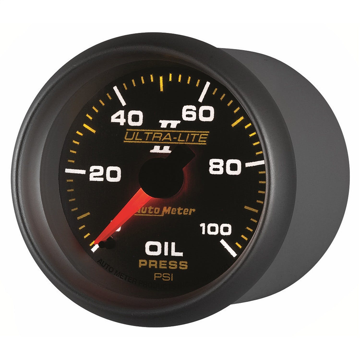 AutoMeter Products 4921 Gauge; Oil Pressure; 2 1/16in.; 100psi; Mechanical; Ultra-Lite II