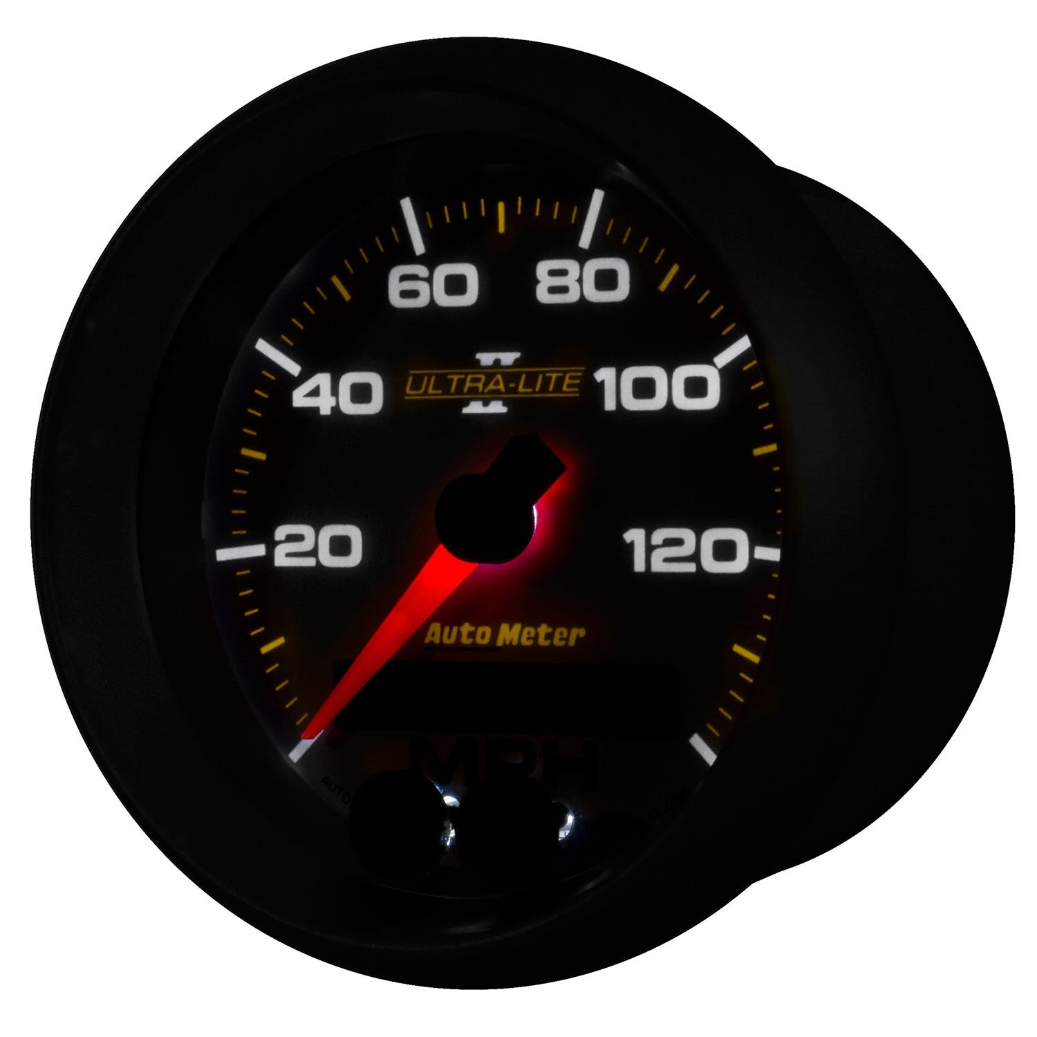 AutoMeter Products 4980 Gauge; Speedometer; 3 3/8in.; 140mph; GPS; Ultra-Lite II