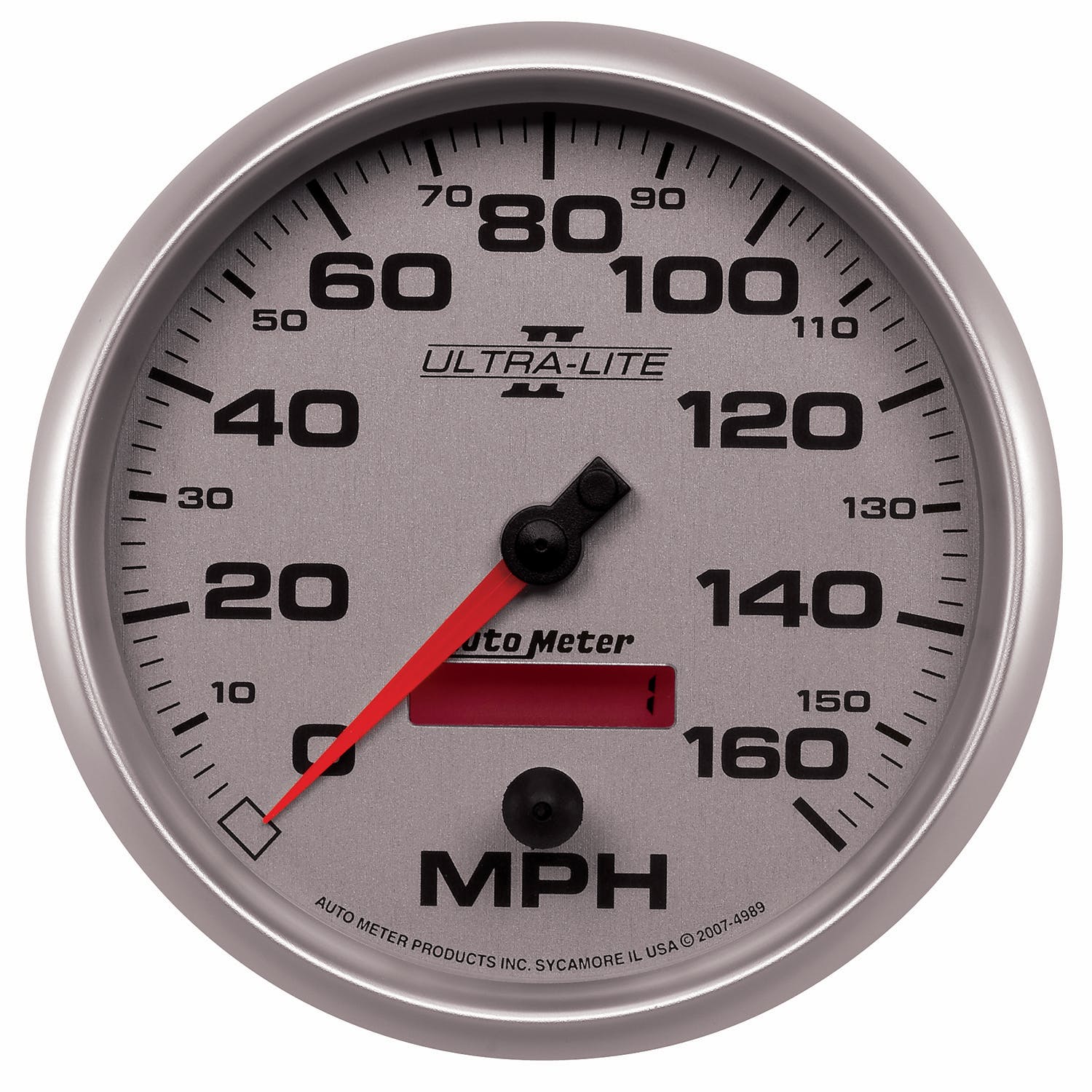 AutoMeter Products 4989 Gauge; Speedometer; 5in.; 160mph; Elec. Programmable; Ultra-Lite II