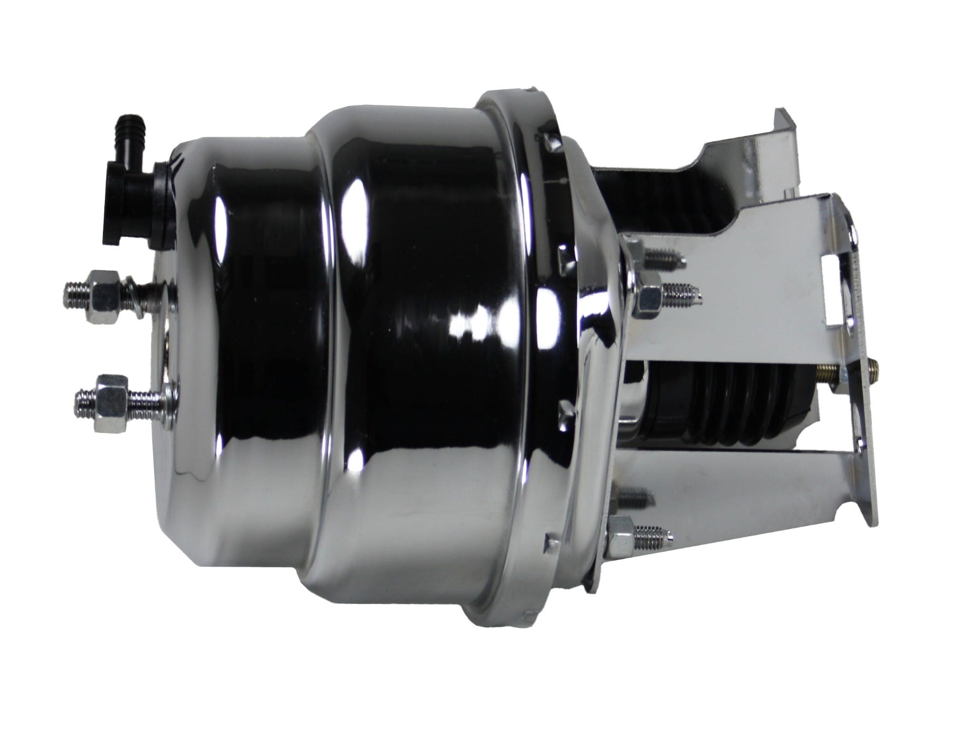 LEED Brakes 4L6 7 in Dual Power Booster ,1-1/8in Bore,  (Chrome)