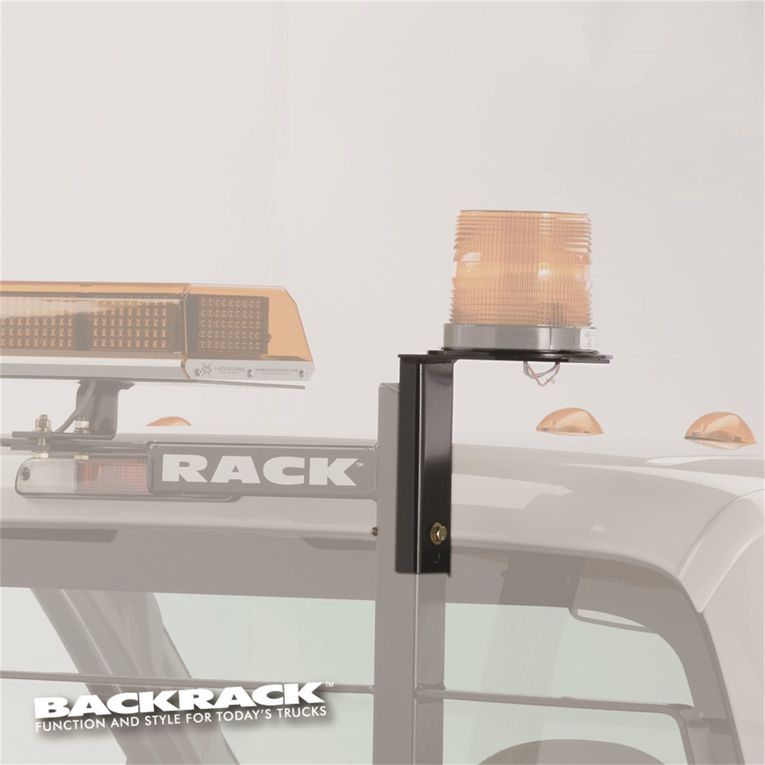 BACKRACK 81003 Light Bracket 6-1/2 Base, Passenger Side