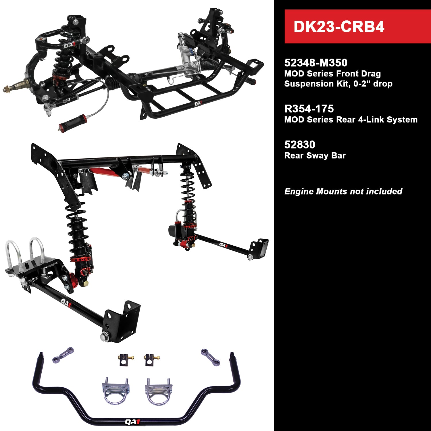 QA1 Drag Kit DK23-CRB4