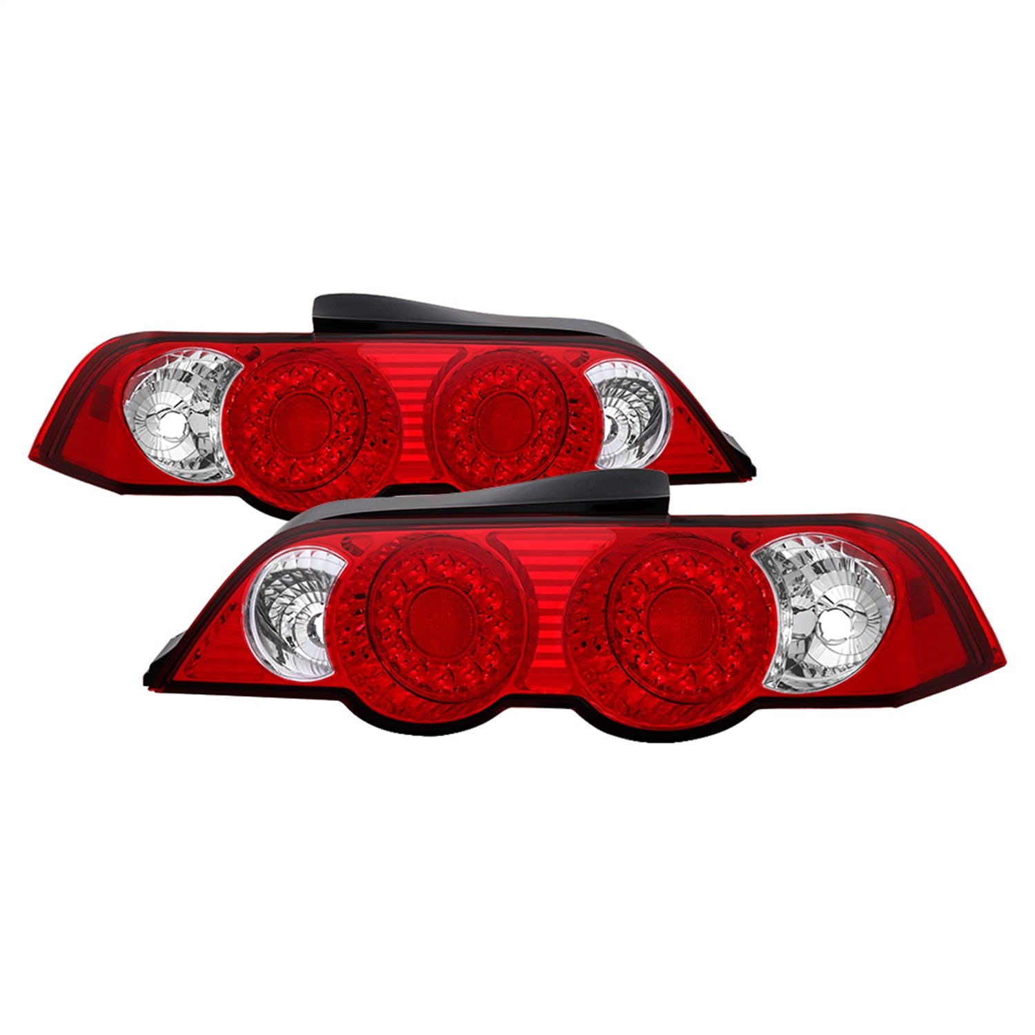 Spyder Auto 5000385 (Spyder) Acura RSX 02-04 LED Tail Lights-Red Clear