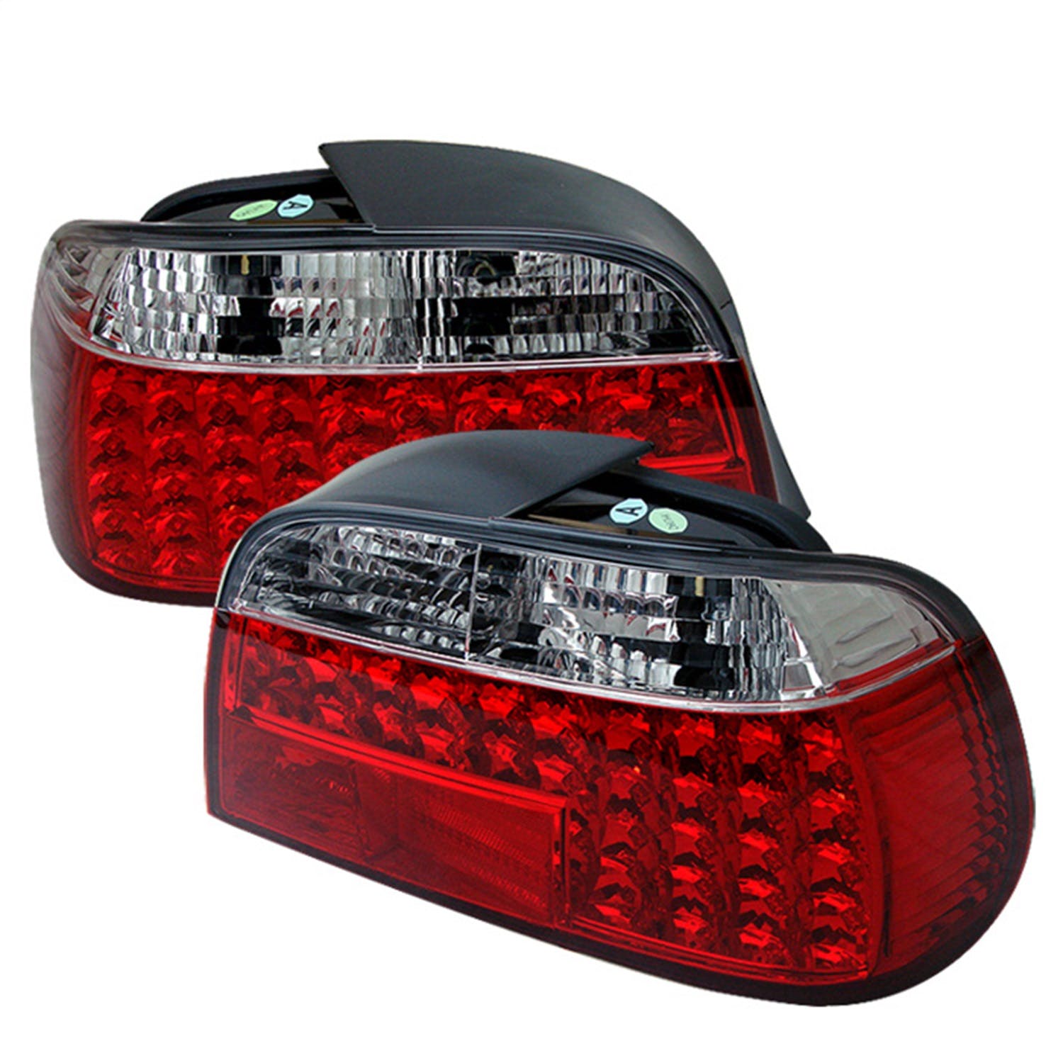 Spyder Auto 5000620 (Spyder) BMW E38 7-Series 95-01 LED Tail Lights-Red Clear