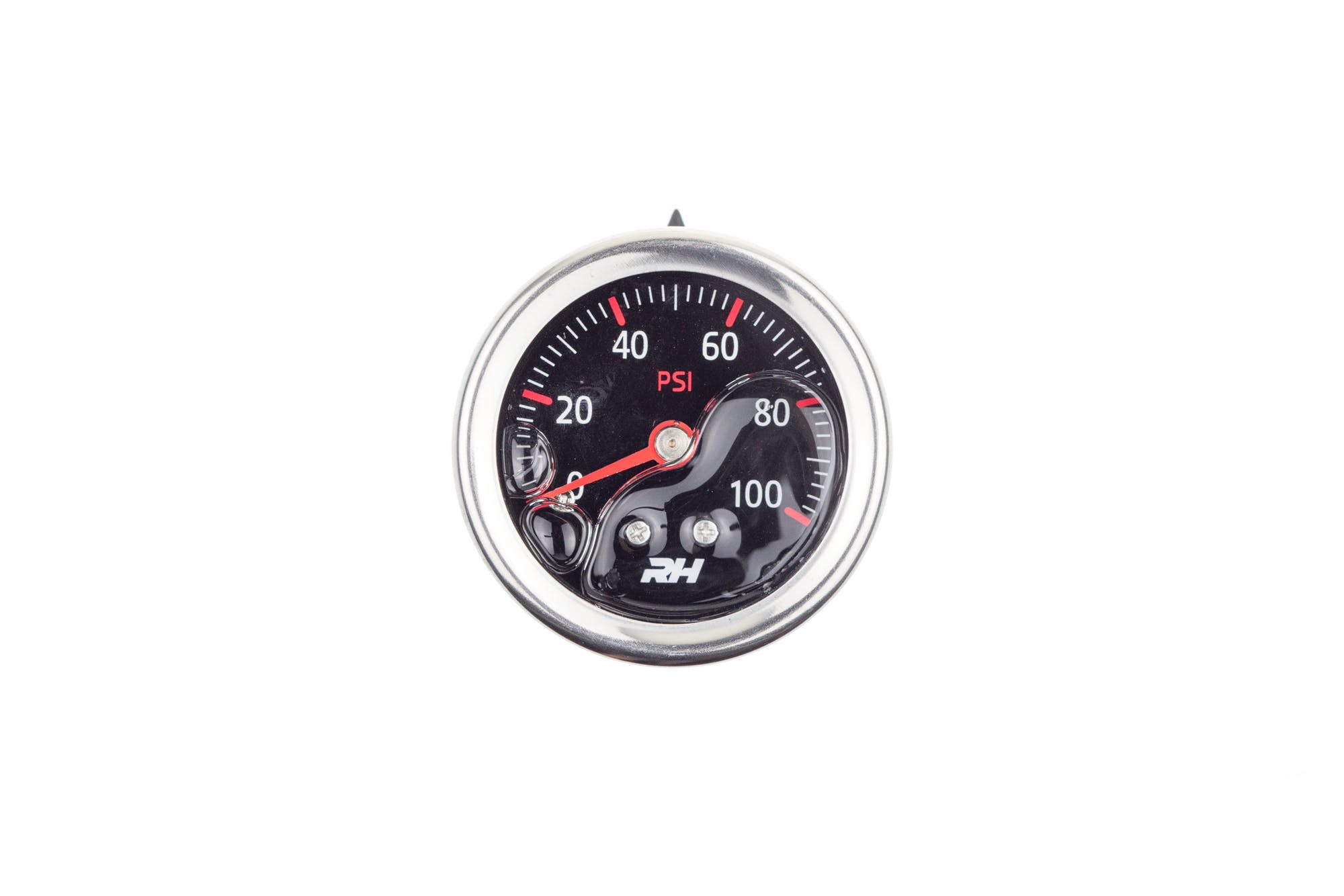 Redhorse Performance 5001-100-3 Liquid Filled Fuel  Pressure Gauge - 1/8in NPT Inlet - 100psi - Plain Black