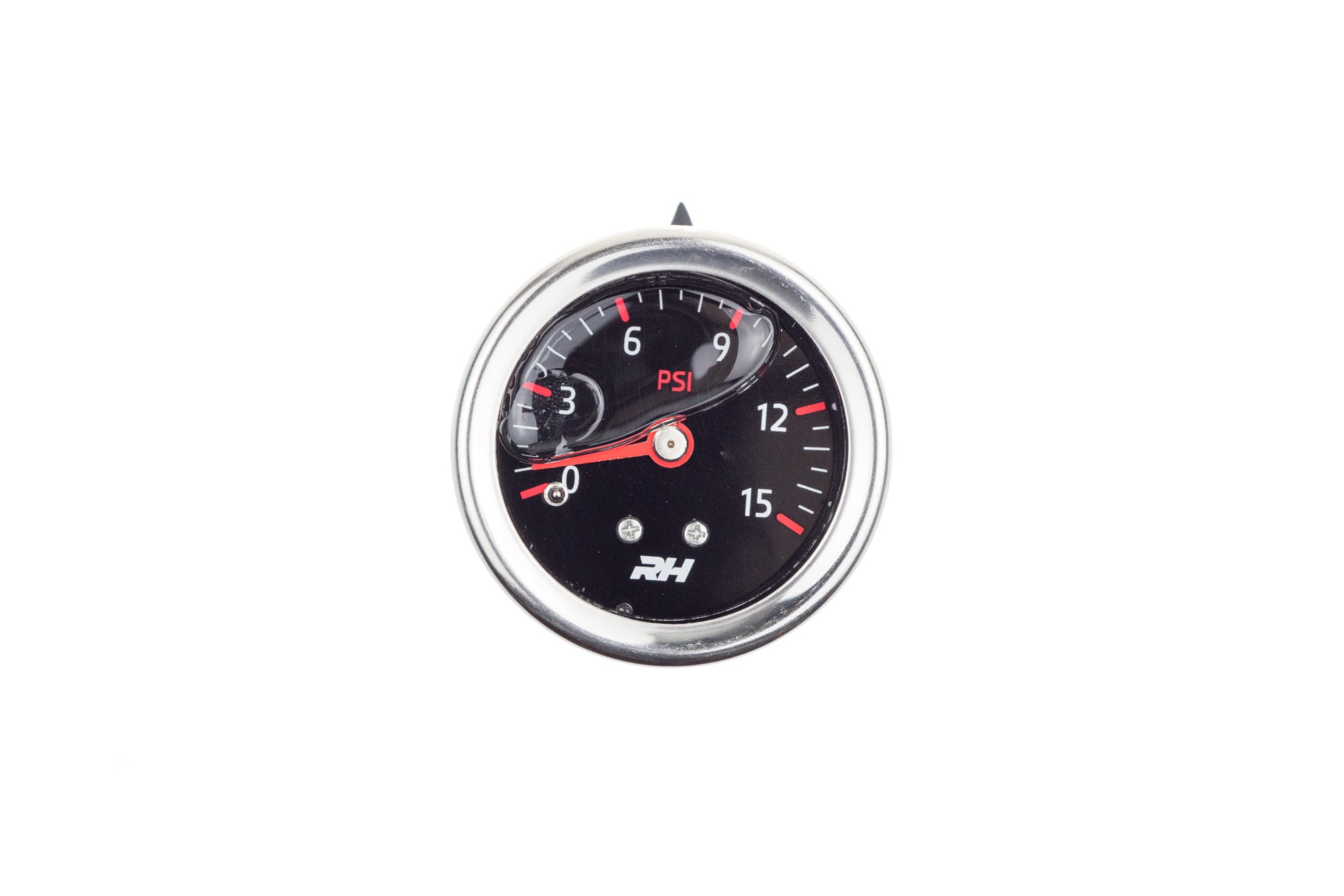 Redhorse Performance 5001-15-3 Liquid Filled Fuel  Pressure Gauge - 1/8in NPT Inlet - 15psi - Plain Black