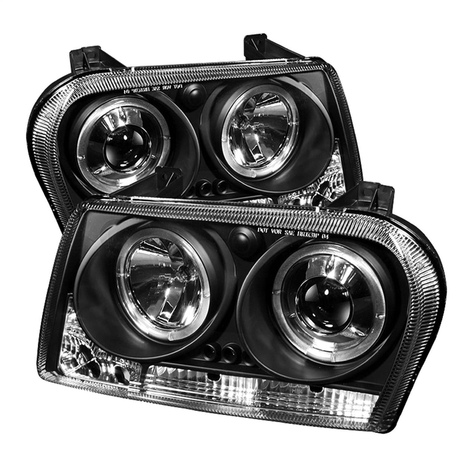 Spyder Auto 5008008 (Spyder) Chrysler 300 09-10 Projector Headlights-LED Halo-LED ( Replaceable LEDs