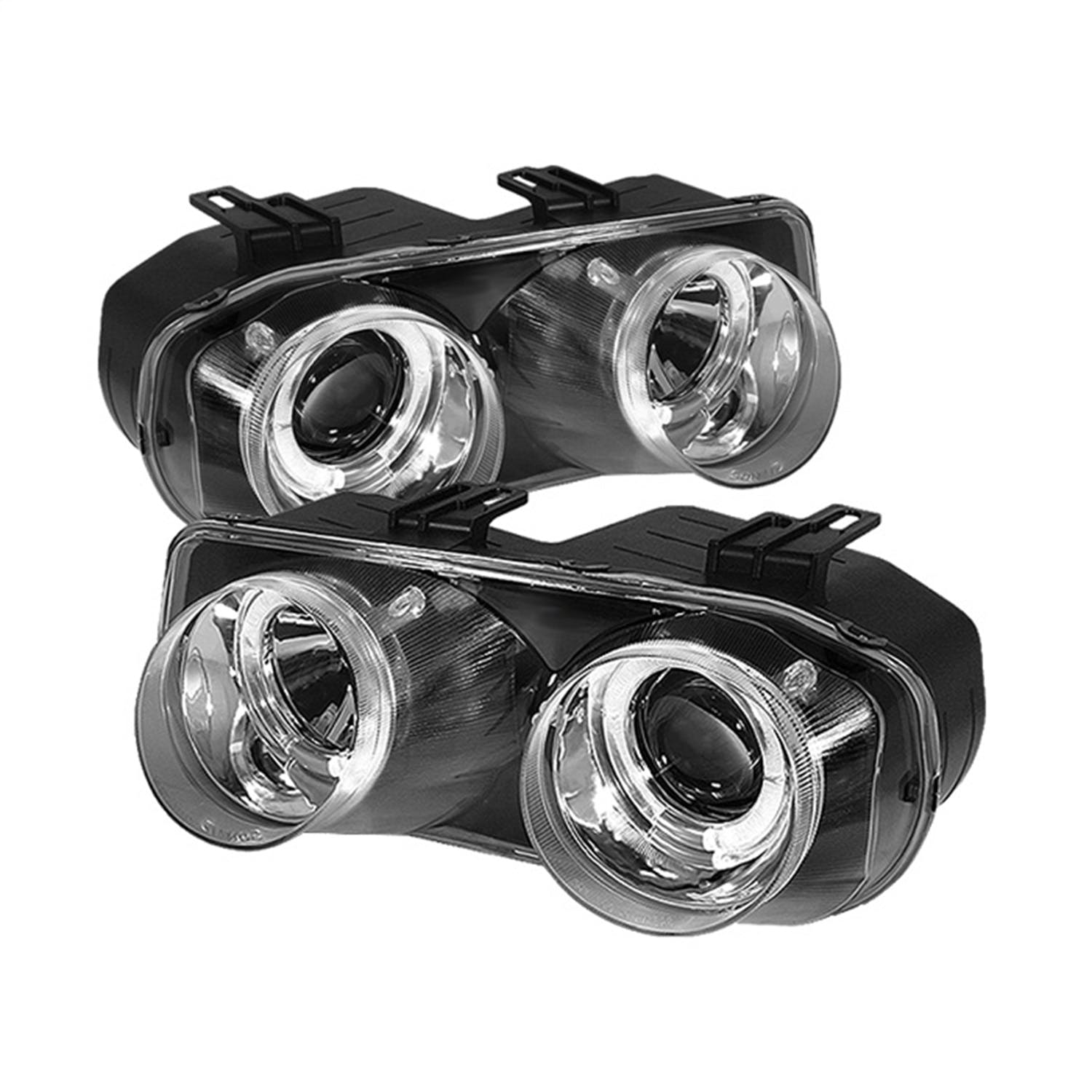 Spyder Auto 5008688 (Spyder) Acura Integra 94-97 Projector Headlights-LED Halo-Chrome-High H1 (Inclu