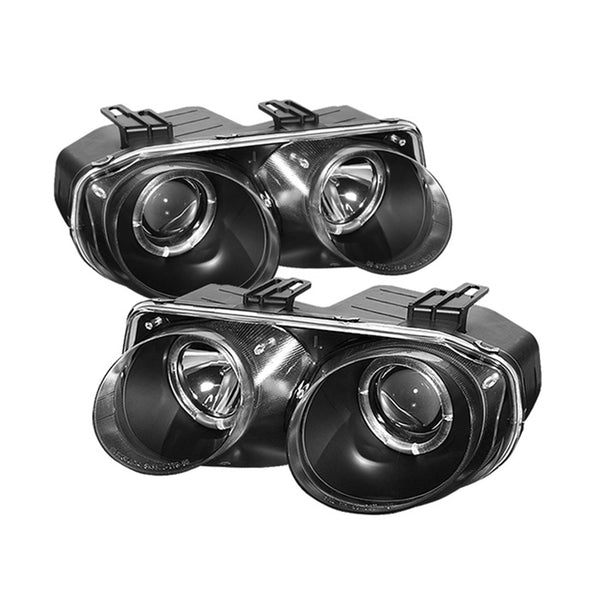 Spyder Auto 5008695 (Spyder) Acura Integra 98-01 Projector Headlights-LED Halo-Black-High H1 (Includ