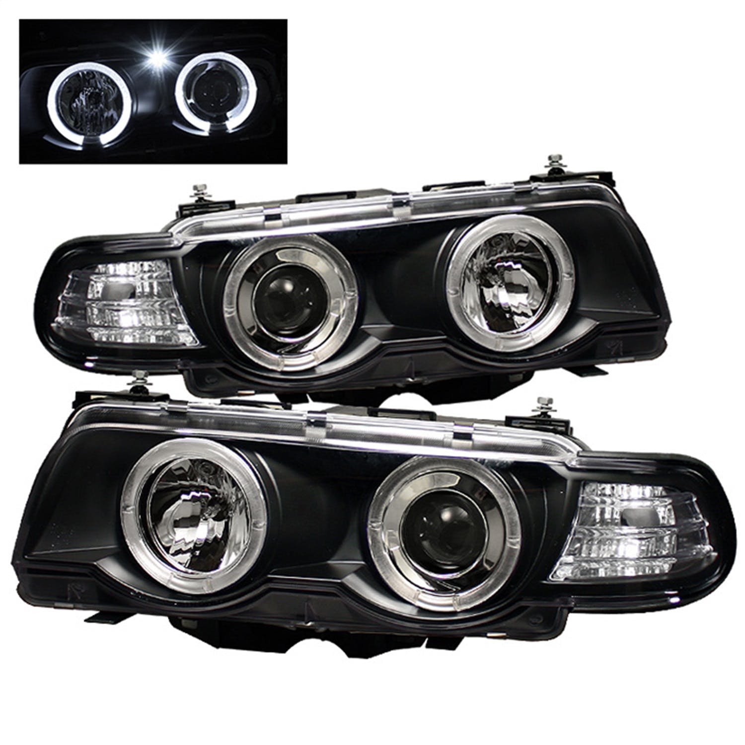 Spyder Auto 5008862 (Spyder) BMW E38 7-Series 99-01 Projector Headlights 1PC-Xenon/HID Model Only (