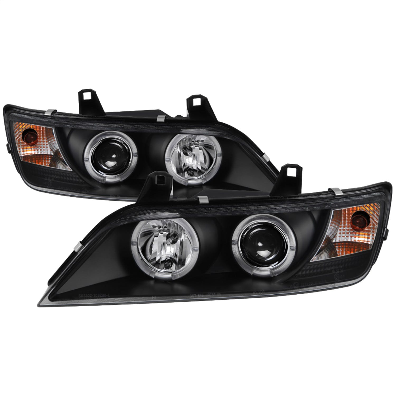 Spyder Auto 5009081 (Spyder) BMW Z3 96-02 Projector Headlights-LED Halo-Black-High H1 (Included)-Low