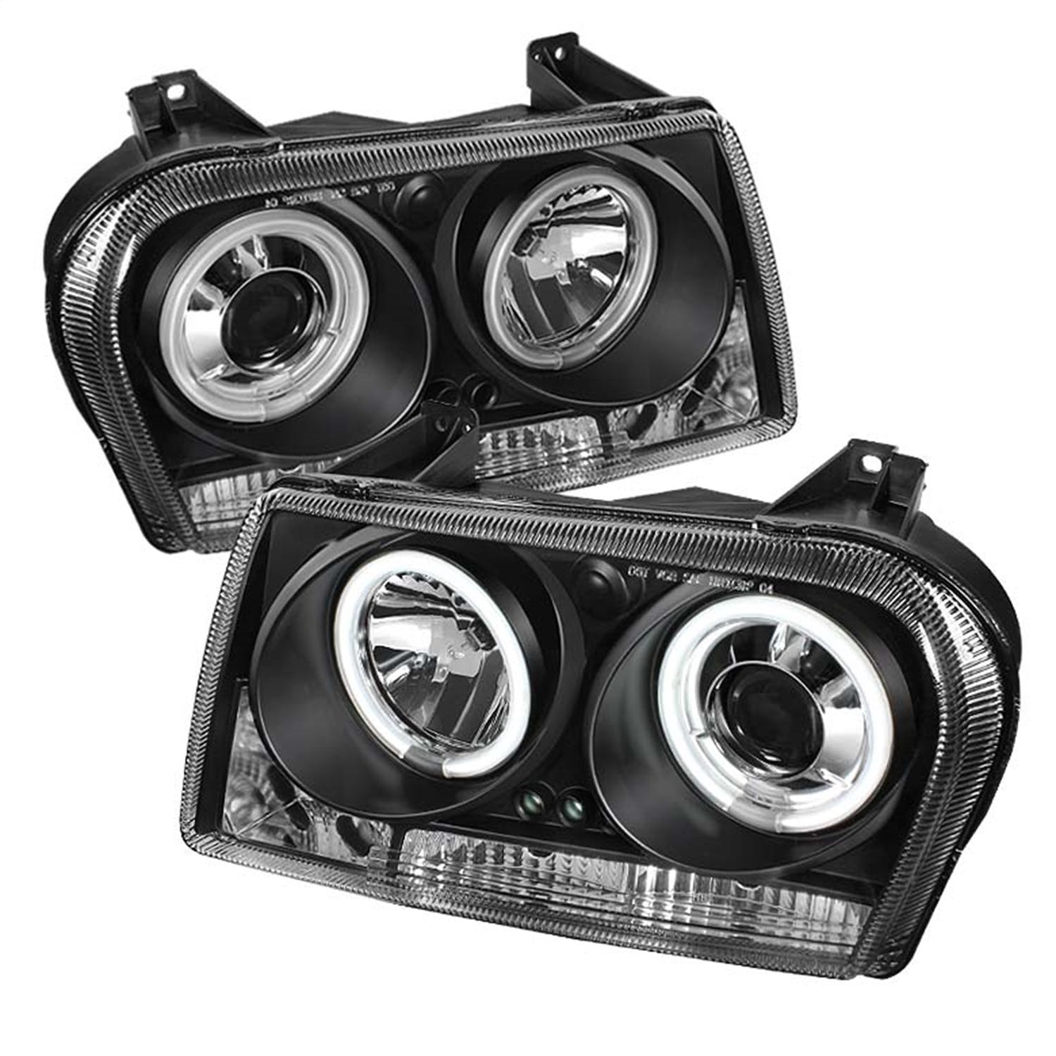 Spyder Auto 5009166 (Spyder) Chrysler 300 05-08 Projector Headlights-CCFL Halo-LED ( Replaceable LED