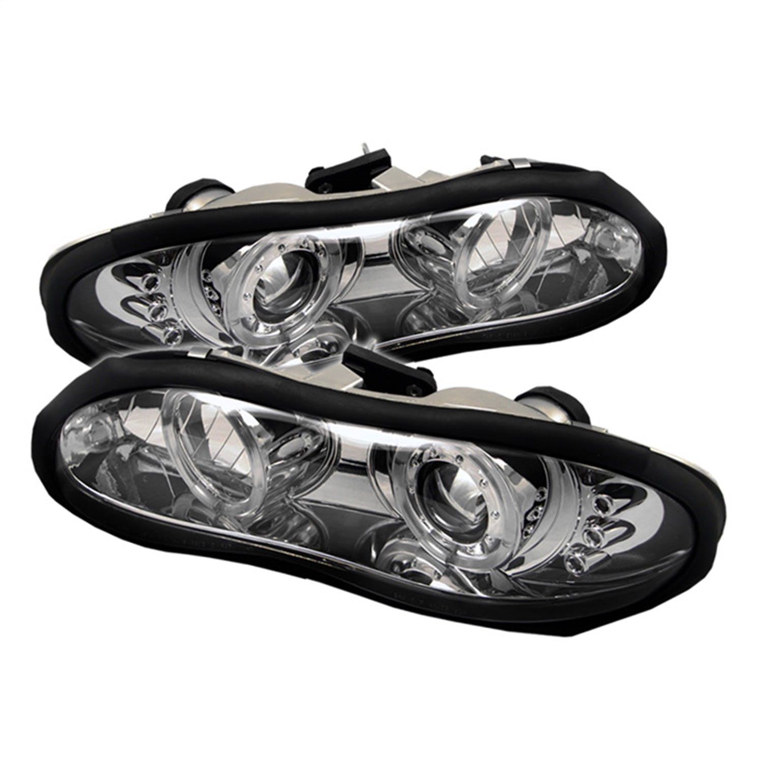 Spyder Auto 5009241 (Spyder) Chevy Camaro 98-02 Projector Headlights-LED Halo-LED ( Replaceable LEDs