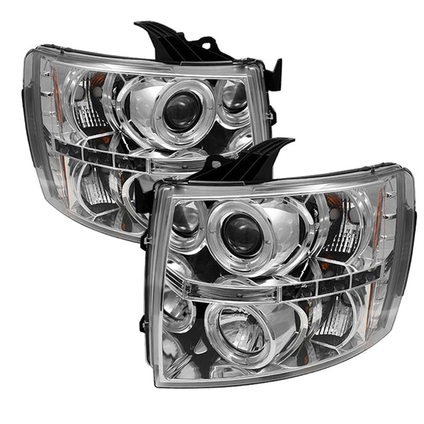 Spyder Auto 5009500 (Spyder) Chevy Silverado 1500 07-13 2500HD/3500HD 07-14 Projector Headlights-LED