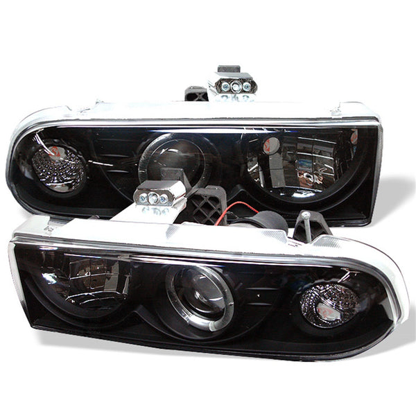 Spyder Auto 5009524 (Spyder) Chevy S10 98-04/Chevy Blazer 98-05 Projector Headlights-LED Halo-Black-