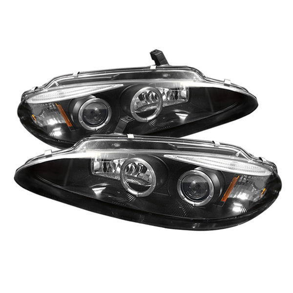 Spyder Auto 5009838 (Spyder) Dodge Intrepid 98-04 Projector Headlights-LED Halo-Replaceable eyebrow-