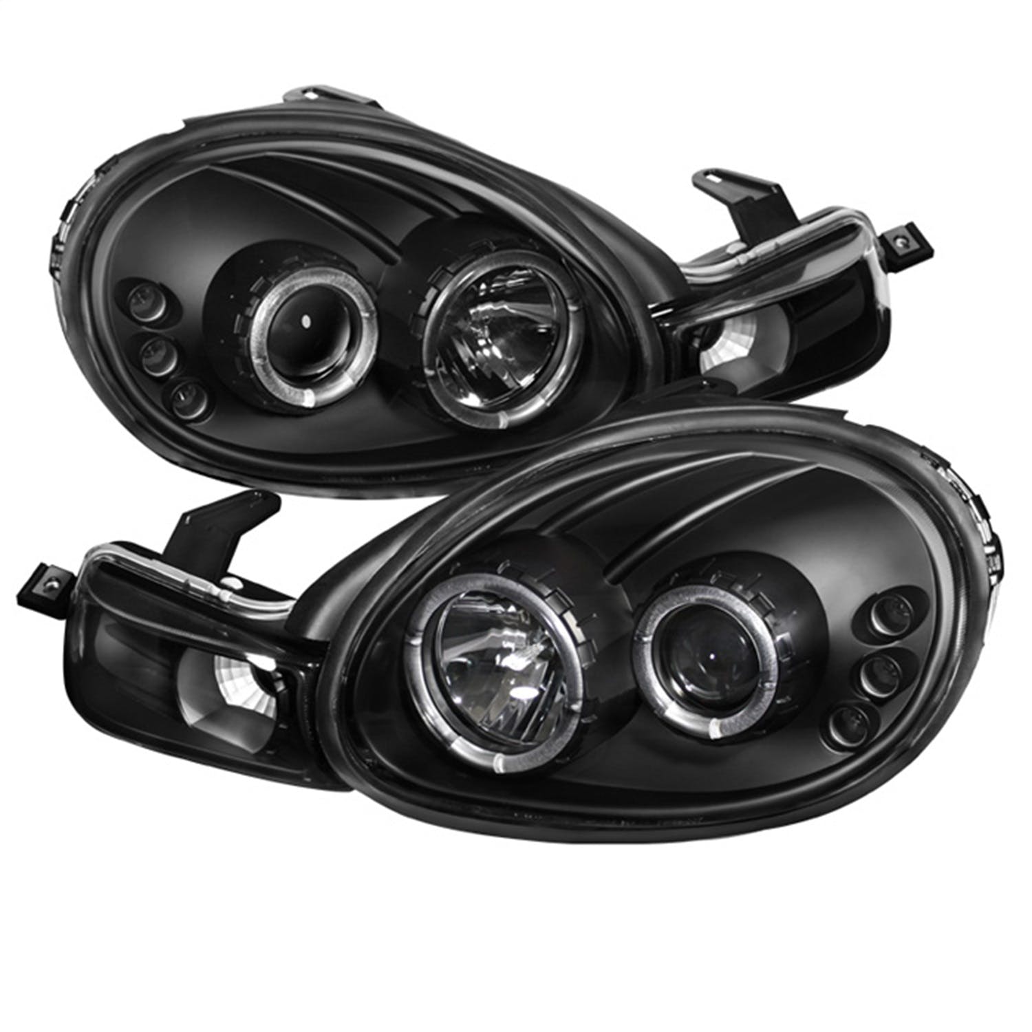 Spyder Auto 5009906 (Spyder) Dodge Neon 00-02 Projector Headlights-LED Halo-LED ( Replaceable LEDs )