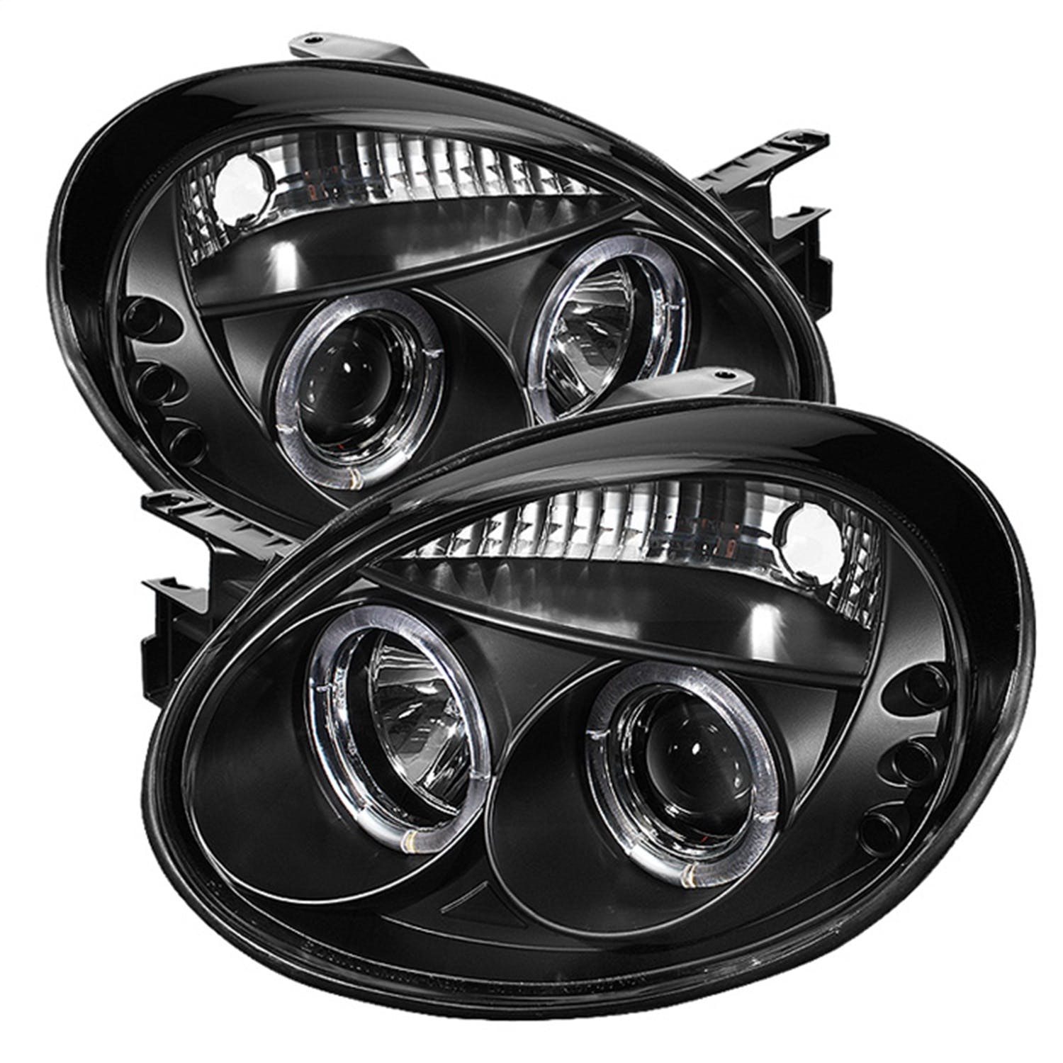 Spyder Auto 5009920 (Spyder) Dodge Neon 03-05 Projector Headlights-LED Halo-LED ( Replaceable LEDs )