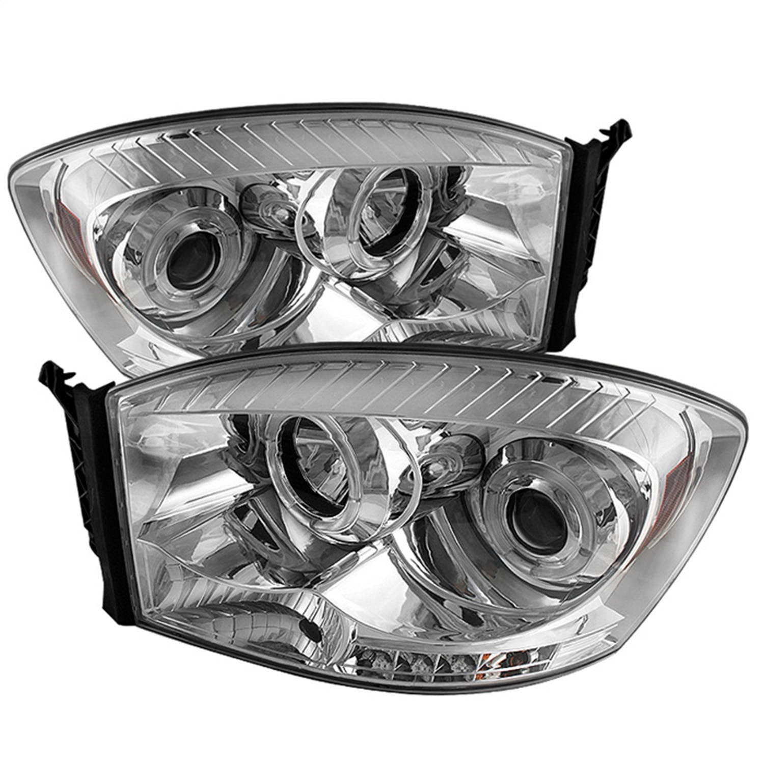 Spyder Auto 5010018 (Spyder) Dodge Ram 1500 06-08/Ram 2500/3500 06-09 Projector Headlights-LED Halo-