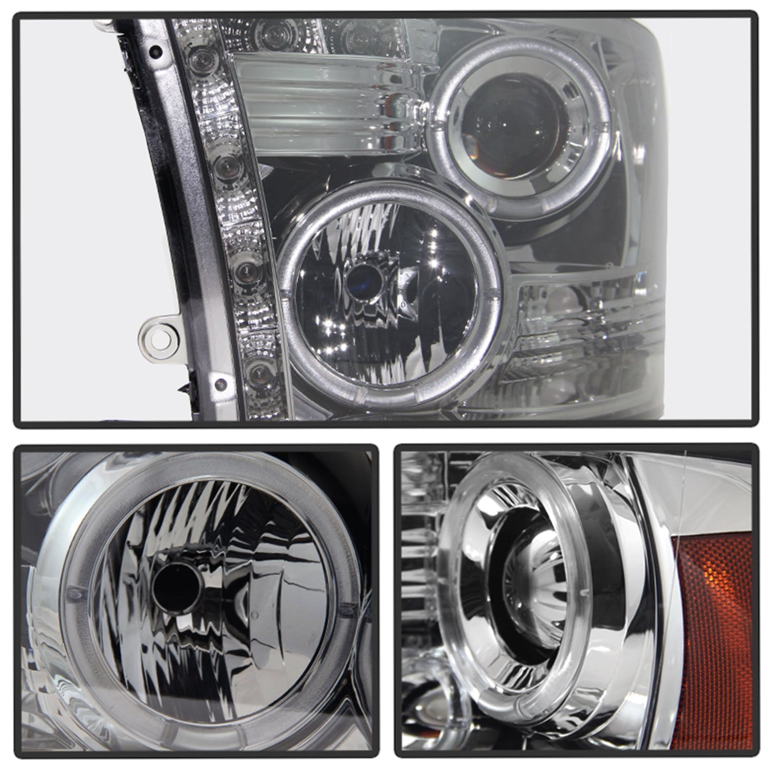 Spyder Auto 5010056 (Spyder) Dodge Ram 1500 09-16/Ram 2500/3500 10-16 Projector Headlights-Halogen M