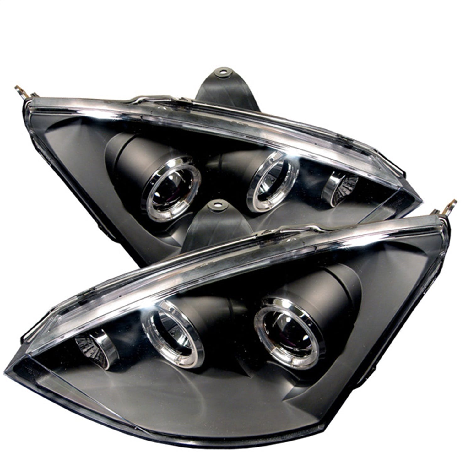 Spyder Auto 5010186 (Spyder) Ford Focus 00-04 Projector Headlights-( Do Not Fit SVT Model )-LED Halo