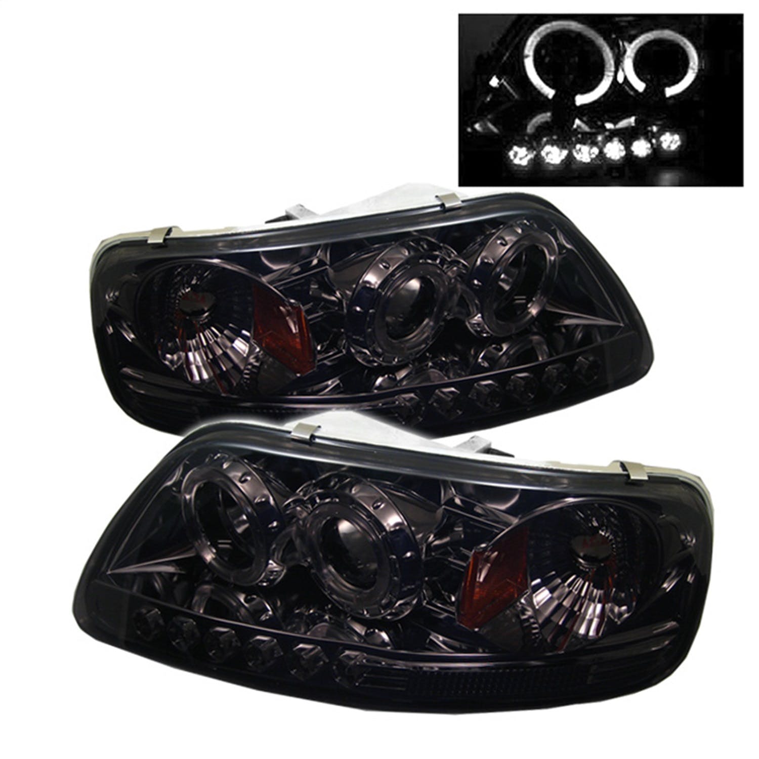 Spyder Auto 5010285 (Spyder) Ford F150 97-03/Expedition 97-02 1PC Projector Headlights-( Will Not Fi