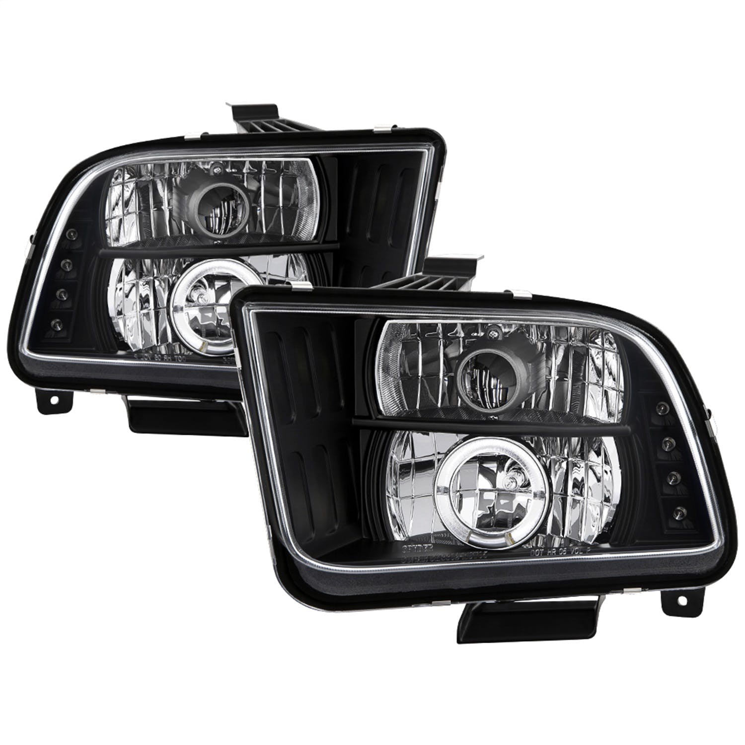 Spyder Auto 5010377 (Spyder) Ford Mustang 05-09 Projector Headlights-Halogen Model Only ( Not Compat