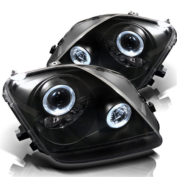 Spyder Auto 5011039 (Spyder) Honda Prelude 97-01 Projector Headlights-LED Halo-Black-High H1 (Includ