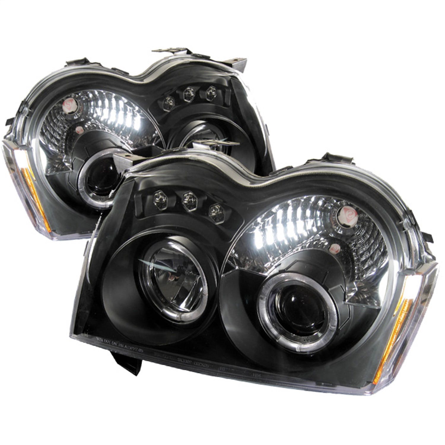Spyder Auto 5011091 (Spyder) Jeep Grand Cherokee 05-07 Projector Headlights-LED Halo-LED ( Replaceab
