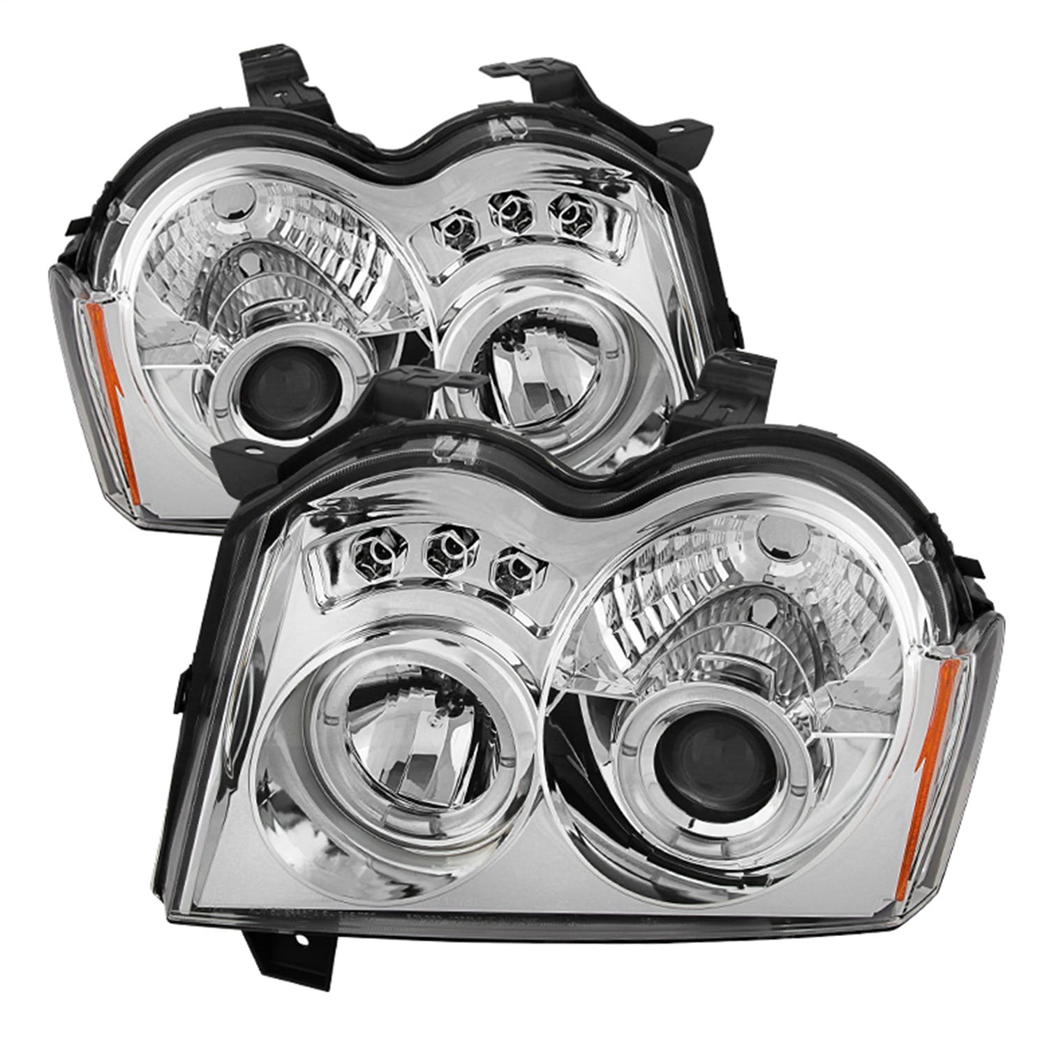 Spyder Auto 5011107 (Spyder) Jeep Grand Cherokee 05-07 Projector Headlights-LED Halo-LED ( Replaceab