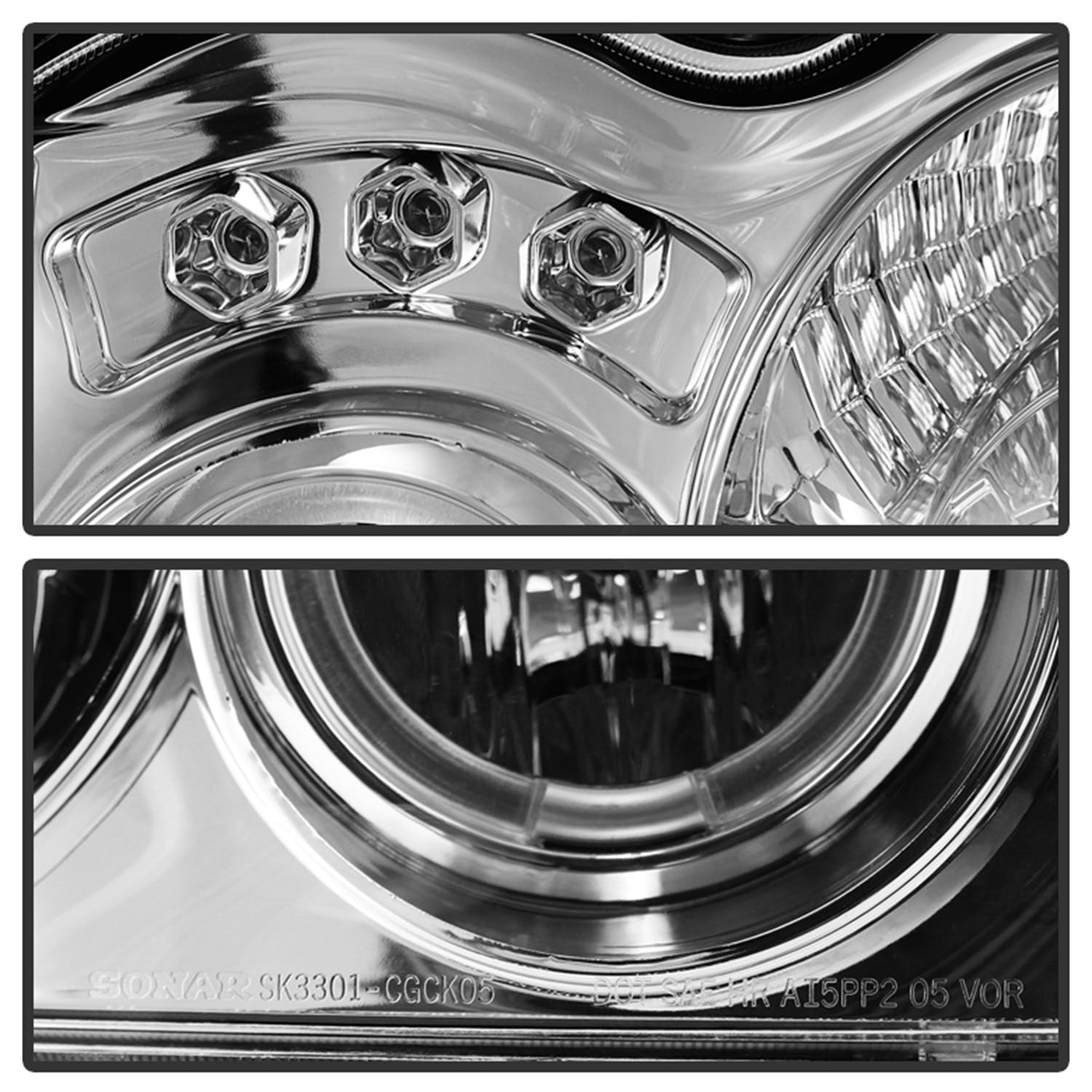 Spyder Auto 5011107 (Spyder) Jeep Grand Cherokee 05-07 Projector Headlights-LED Halo-LED ( Replaceab