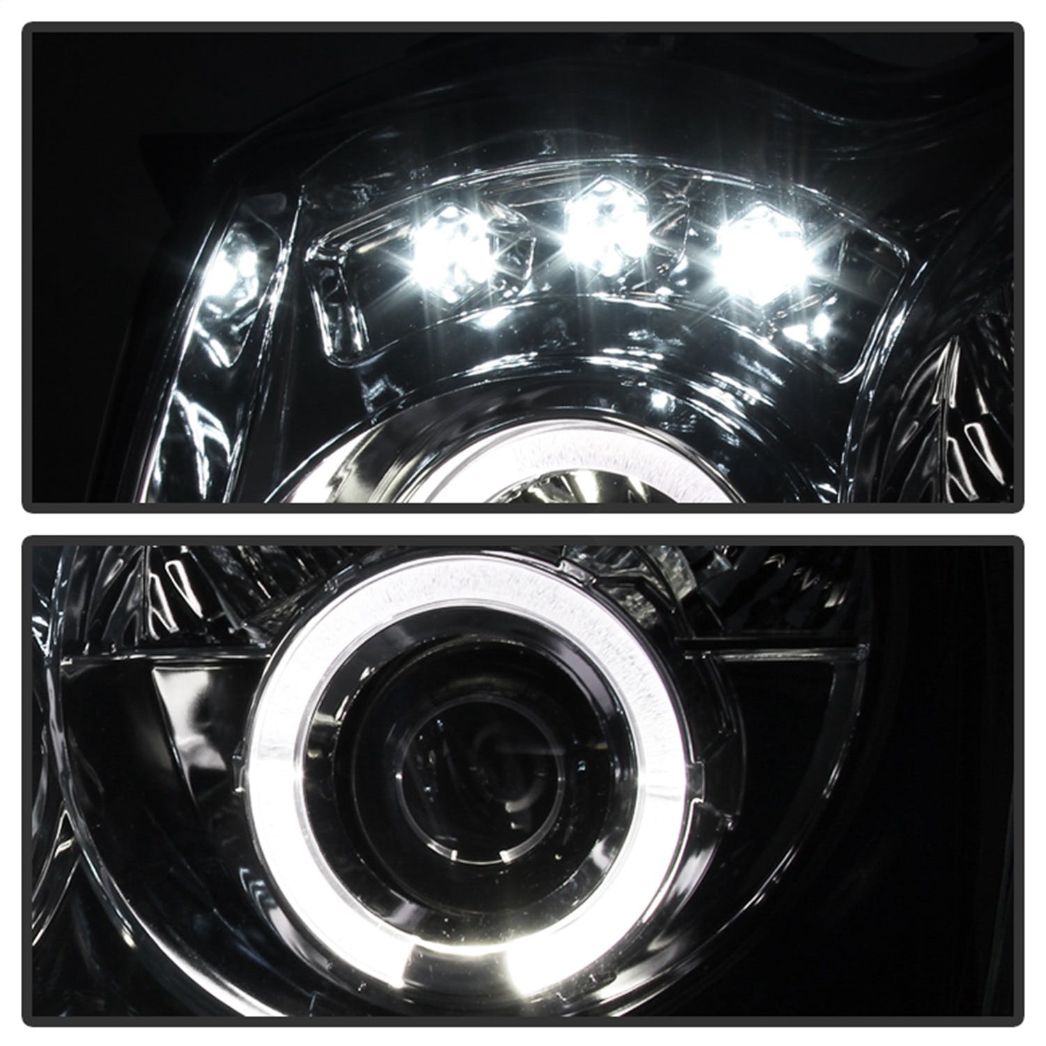 Spyder Auto 5011114 (Spyder) Jeep Grand Cherokee 05-07 Projector Headlights-LED Halo-LED ( Replaceab