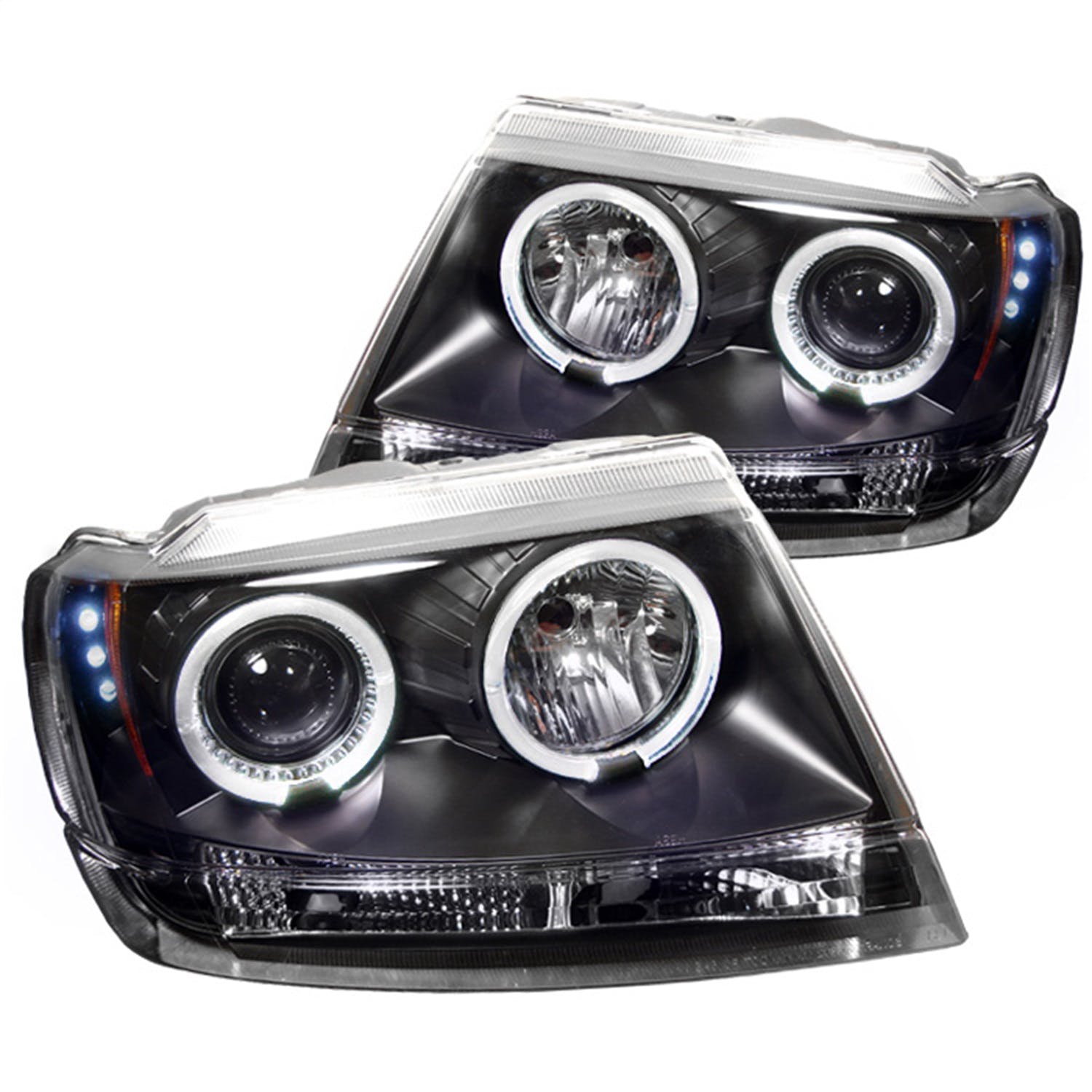 Spyder Auto 5011145 (Spyder) Jeep Grand Cherokee 99-04 Projector Headlights-LED Halo-LED ( Replaceab
