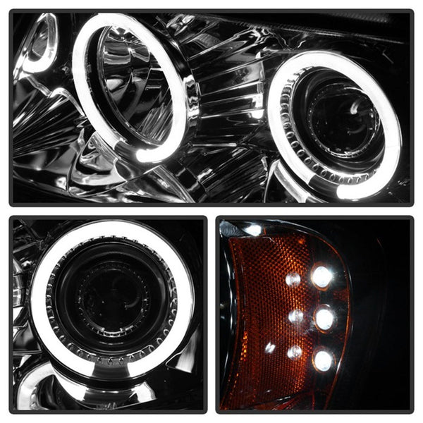 Spyder Auto 5011152 (Spyder) Jeep Grand Cherokee 99-04 Projector Headlights-LED Halo-LED ( Replaceab