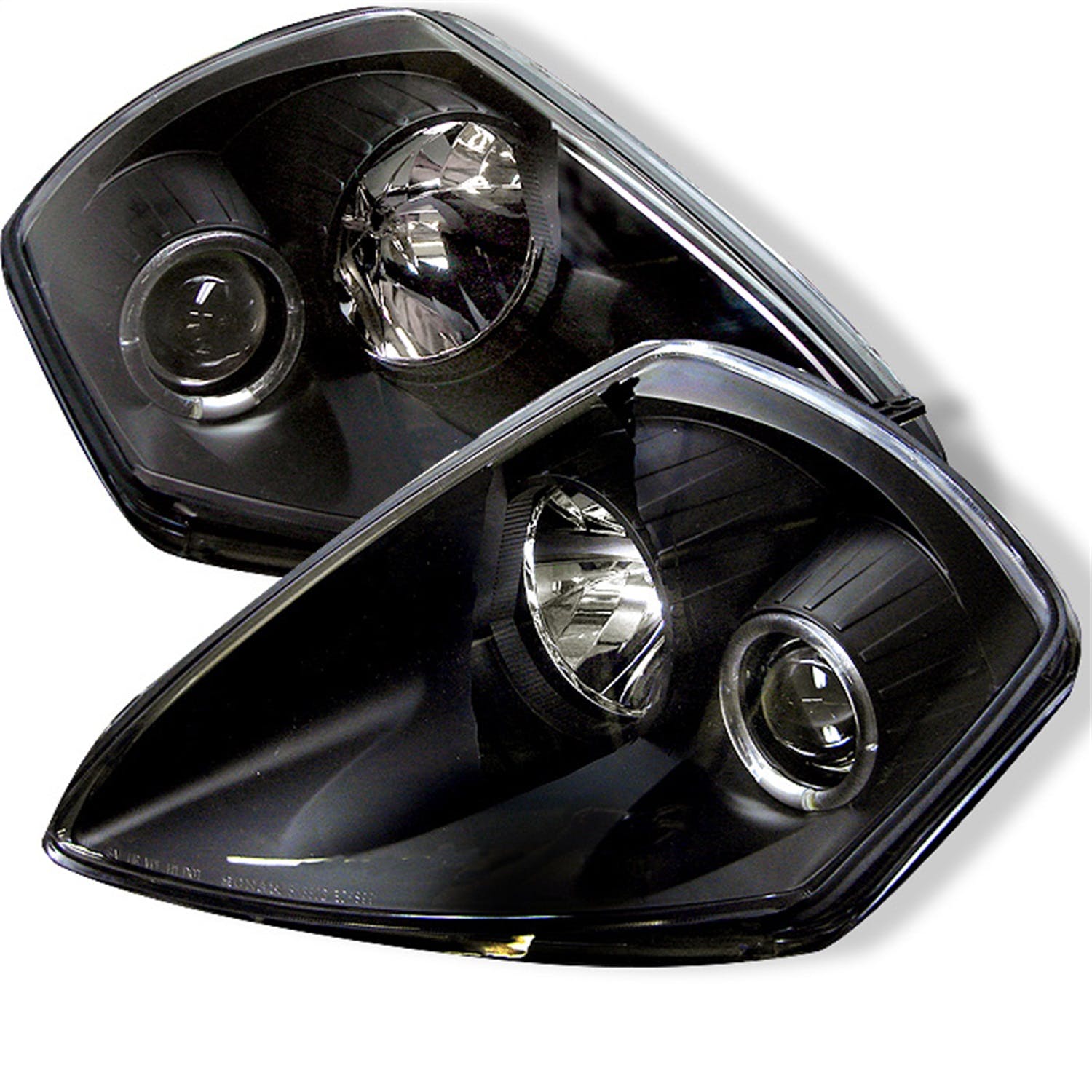 Spyder Auto 5011374 (Spyder) Mitsubishi Eclipse 00-05 Projector Headlights-LED Halo-Black-High H1 (I