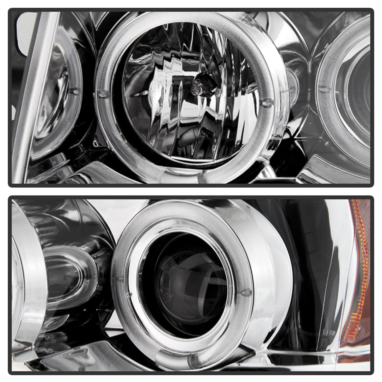 Spyder Auto 5011589 (Spyder) Nissan Titan 04-15/Nissan Armada 04-07 Projector Headlights-LED Halo-LE