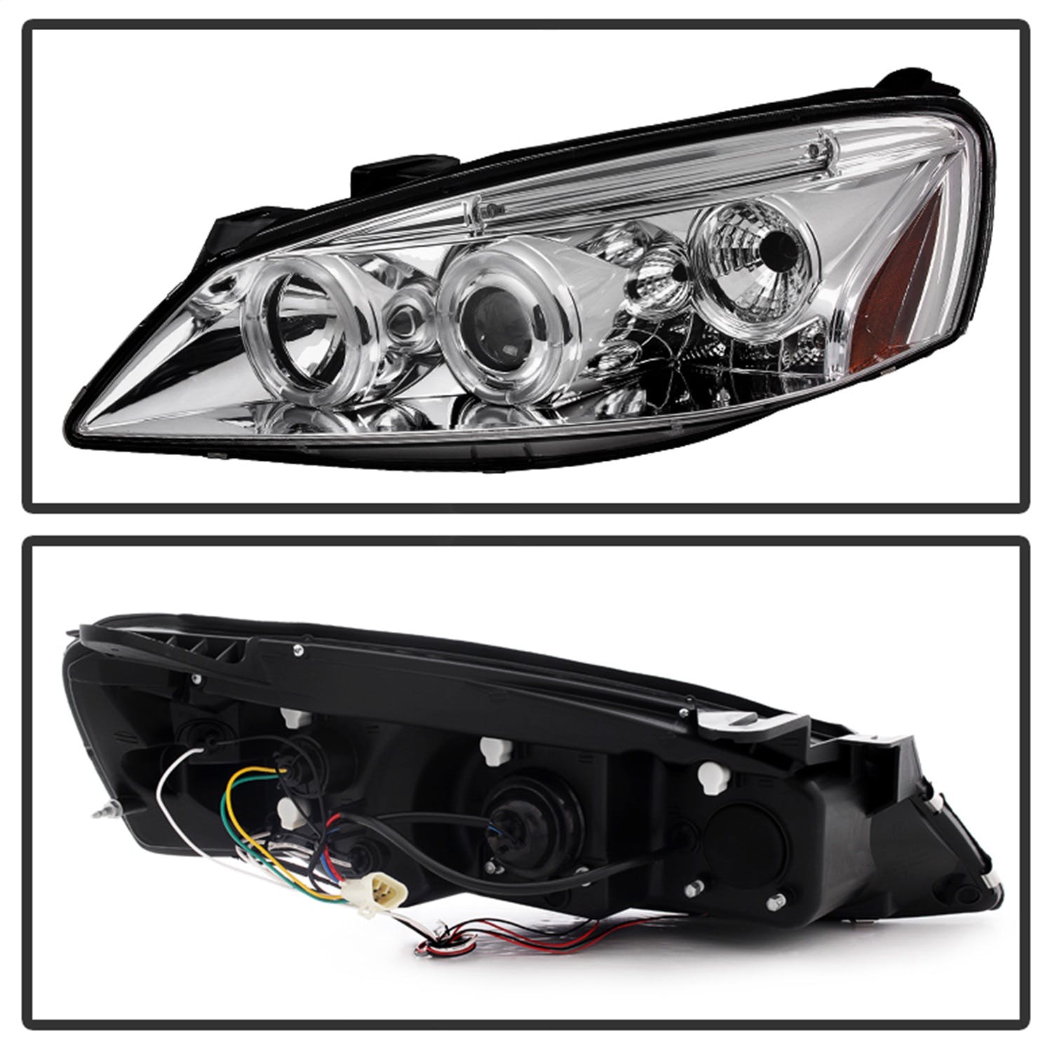 Spyder Auto 5011602 (Spyder) Pontiac G6 2/4DR 05-08 Projector Headlights-LED Halo-LED ( Replaceable