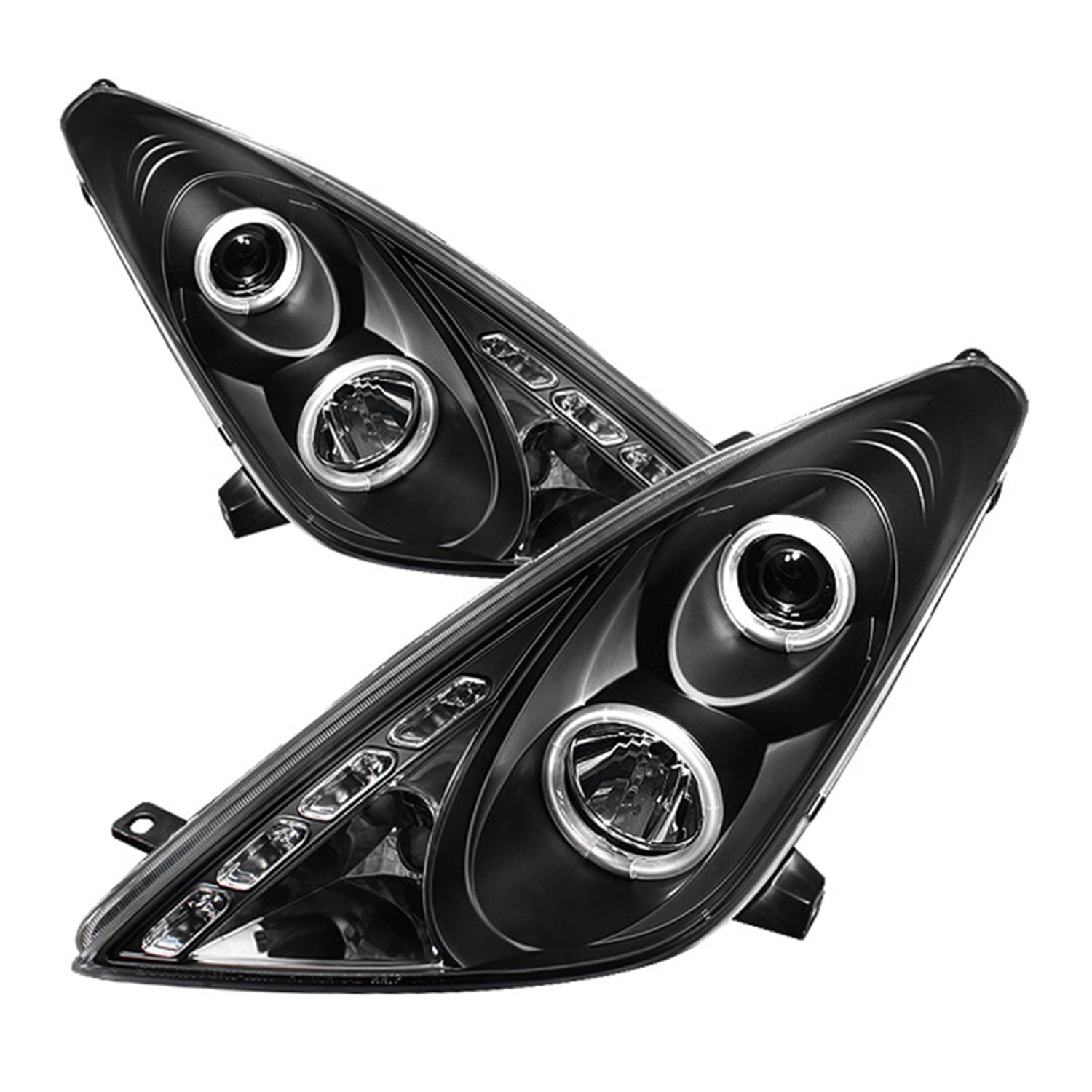 Spyder Auto 5011848 (Spyder) Toyota Celica 00-05 Projector Headlights-LED Halo-DRL-Black-High H1 (In