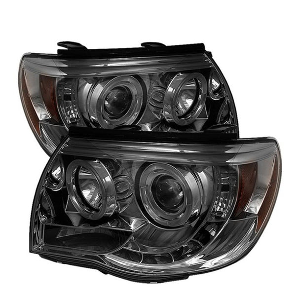 Spyder Auto 5011930 (Spyder) Toyota Tacoma 05-11 Projector Headlights-LED Halo-LED ( Replaceable LED