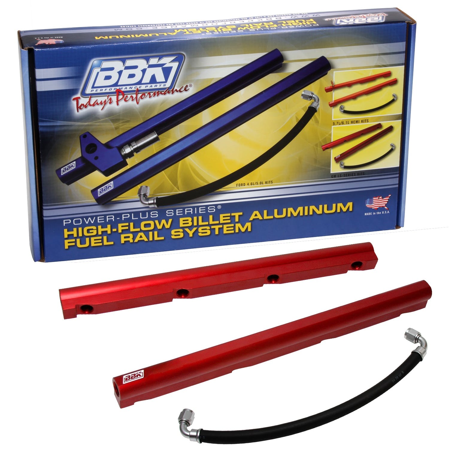 BBK Performance Parts 5018 High-Flow Billet Aluminum Fuel Rail Kit