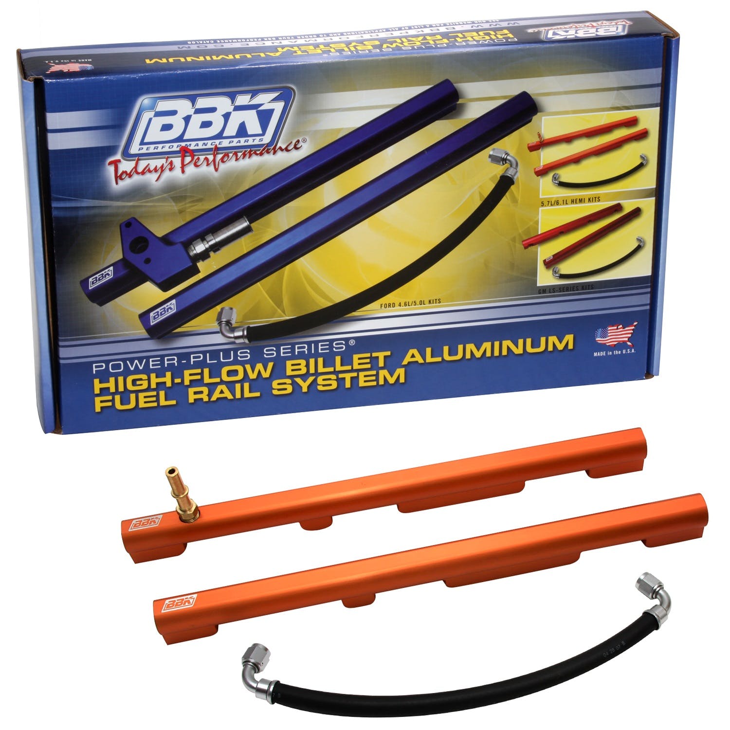 BBK Performance Parts 5019 High-Flow Billet Aluminum Fuel Rail Kit