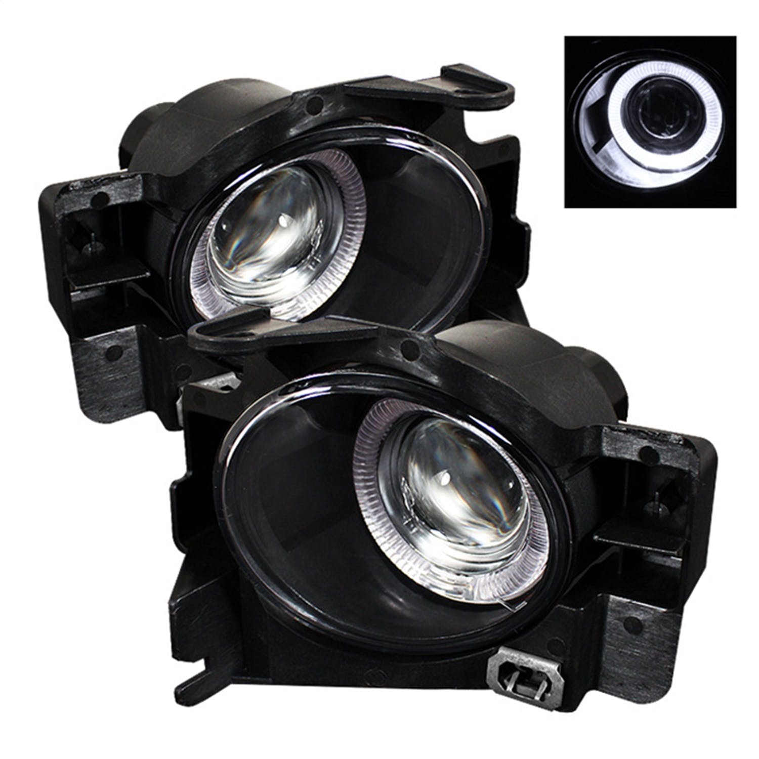 Spyder Auto 5021595 (Spyder) Nissan Altima 08-12 2Dr (w/Switch. No Cover) Halo Projector Fog Lights
