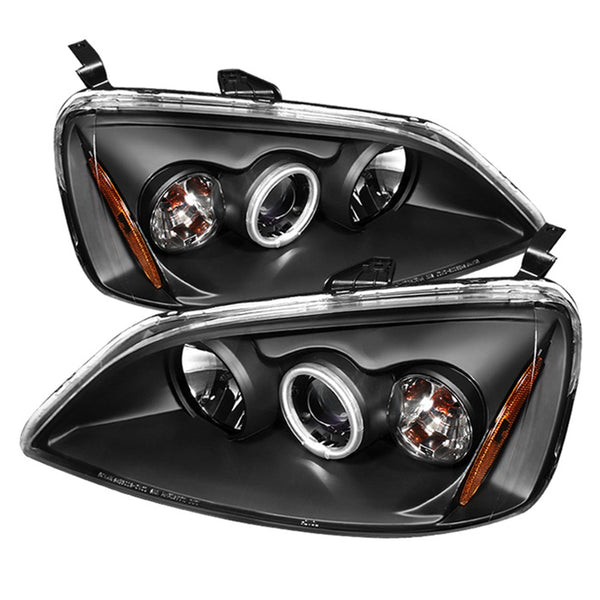 Spyder Auto 5029775 (Spyder) Honda Civic 01-03 2/4DR Projector Headlights-( Do Not Fit SI Model )-CC