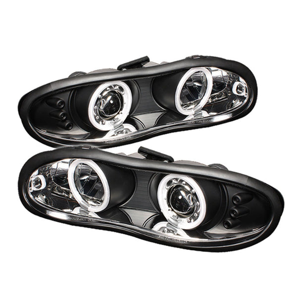 Spyder Auto 5029980 (Spyder) Chevy Camaro 98-02 Projector Headlights-CCFL Halo-LED ( Replaceable LED